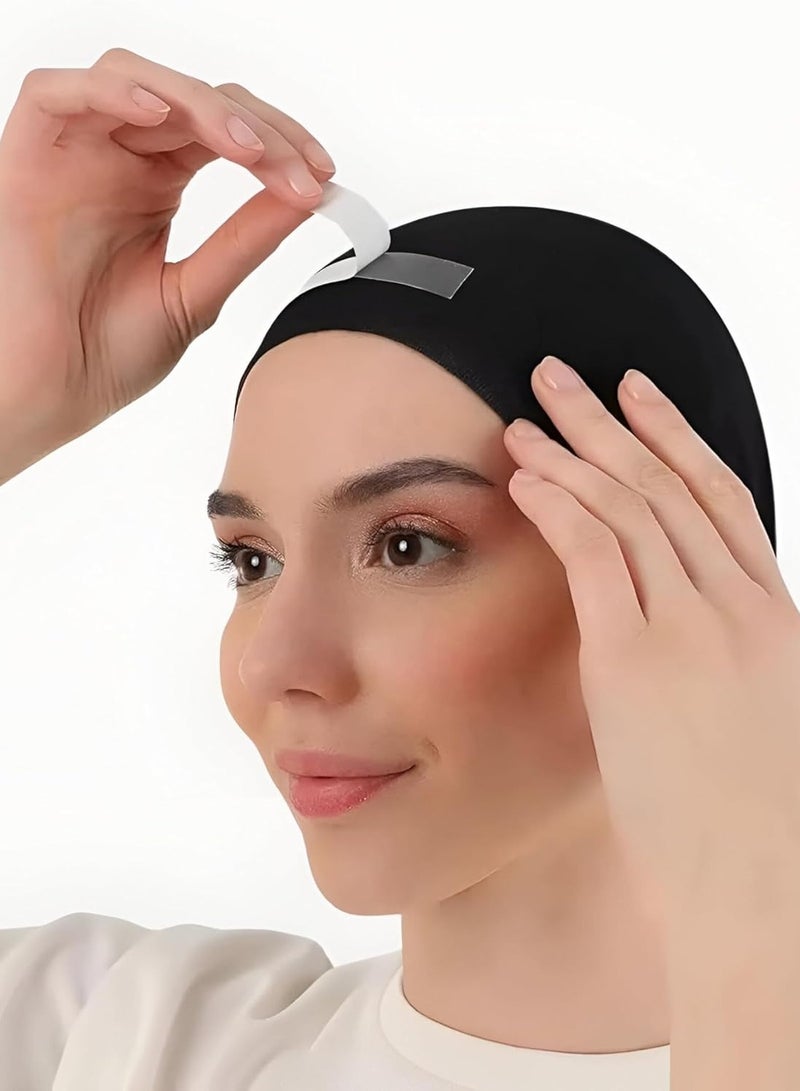 Generic 60 Reusable Strong Adhesive Staples – Double-Sided Clear Gel Tape, No Nails – Smart, Washable, and Reusable Adhesive for Hanging Tools and Decorations – Adhesive for Holding Clothes and Scarves – Clear - Image 2